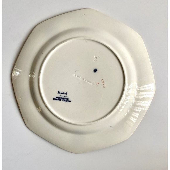 Wedgwood Basket Octagonal Salad Plates Chinese Lotus - Picture 3 of 16